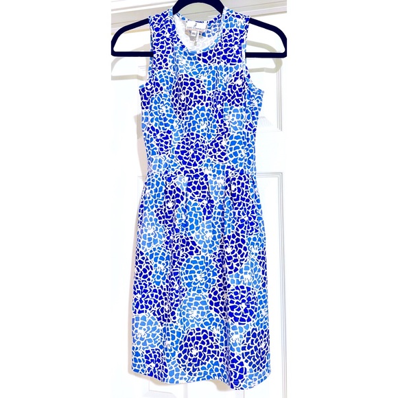 🆕 Jude Connally Sleeveless Mary Pat Dress in Mums the Word Periwinkle / Size XS - Picture 6 of 10